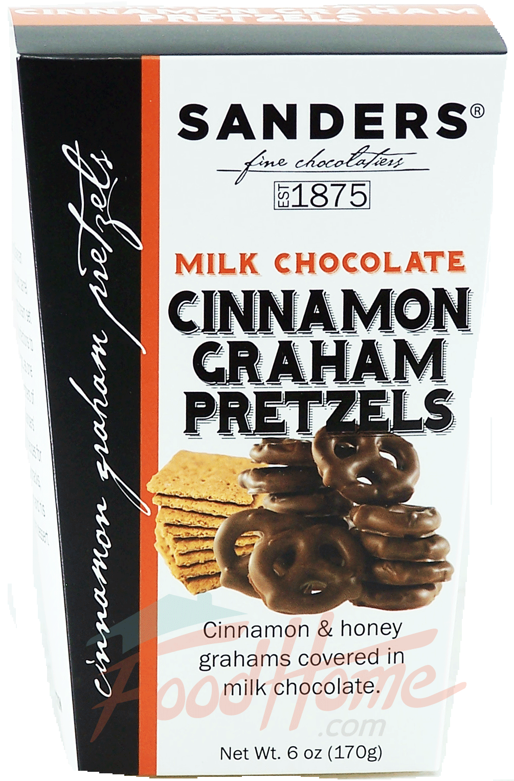 Sander's fine chocolatiers chocolate covered gretzels, cinnamon & honey grahams in milk chocolate Full-Size Picture